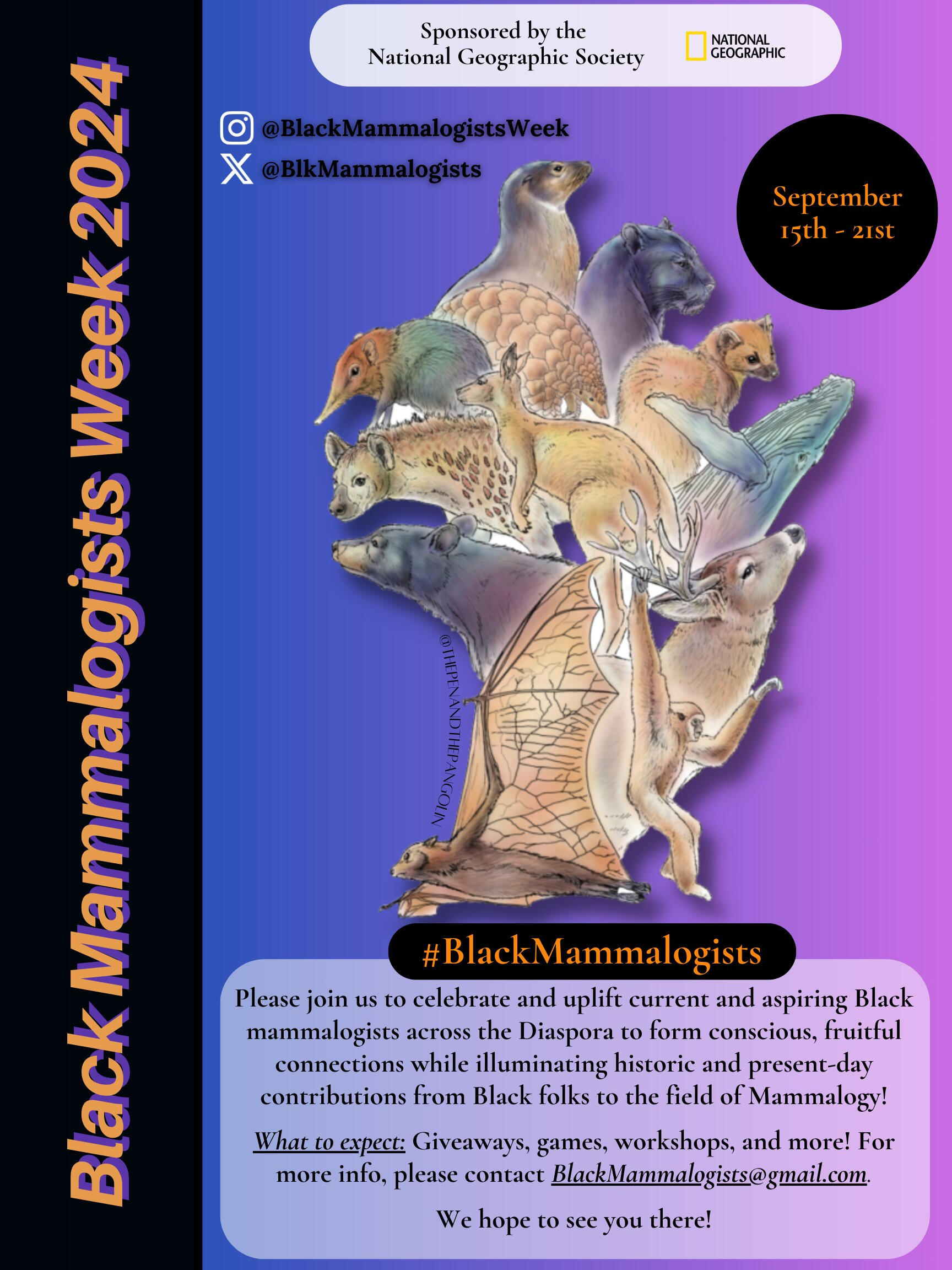 General Flyer for Black Mammalogists Week