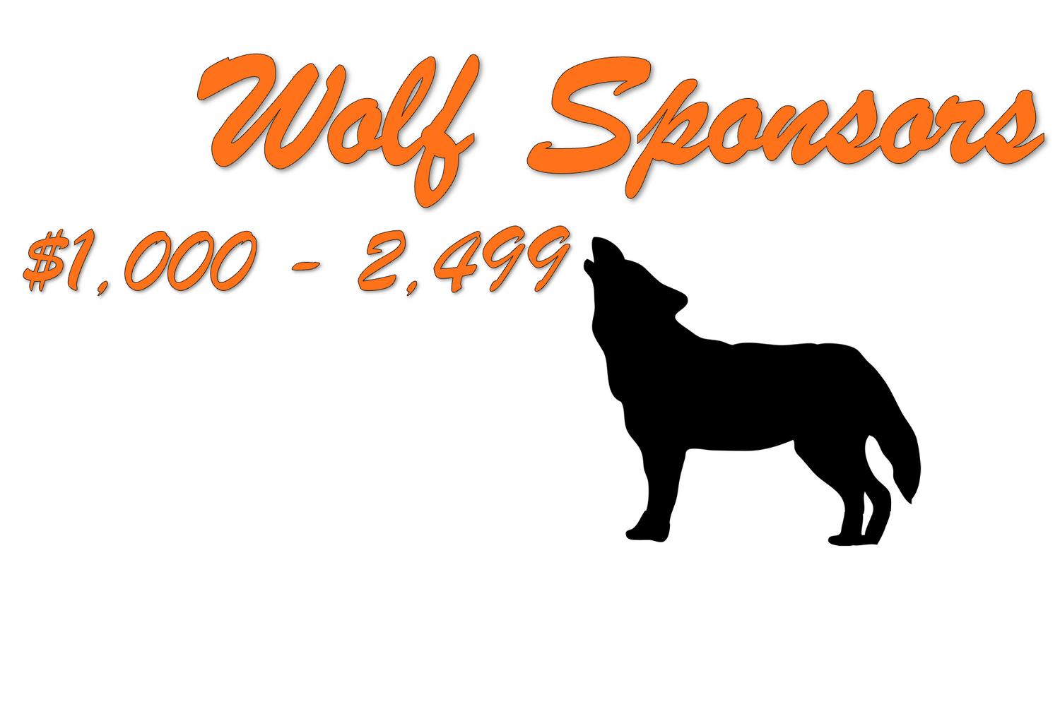 Wolf sponsors: $1000 to 2,499